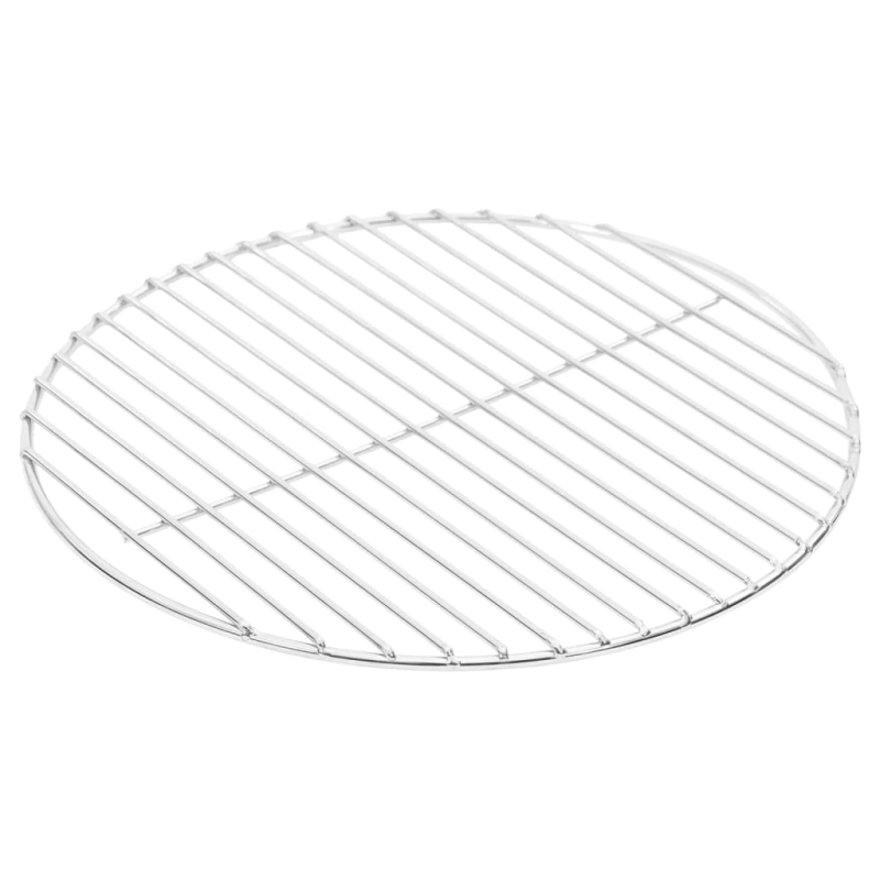 vidaXL grila reste, apaļa, DIA37 cm, 304. klases nerūsējošais tērauds