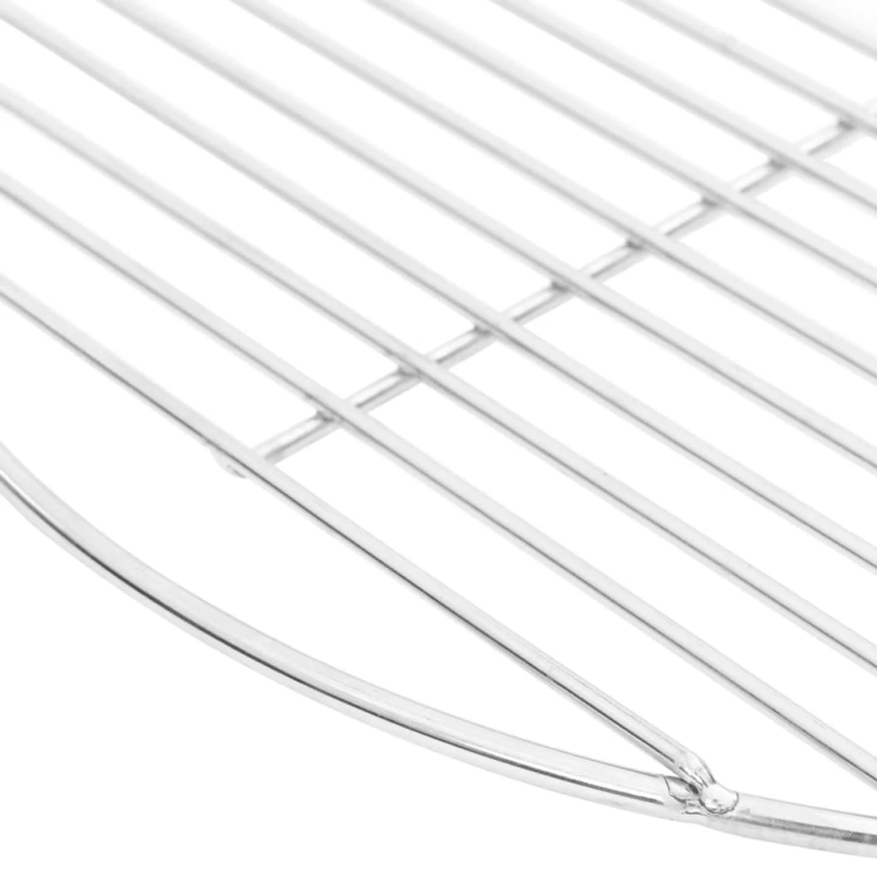 vidaXL grila reste, apaļa, DIA40 cm, 304. klases nerūsējošais tērauds