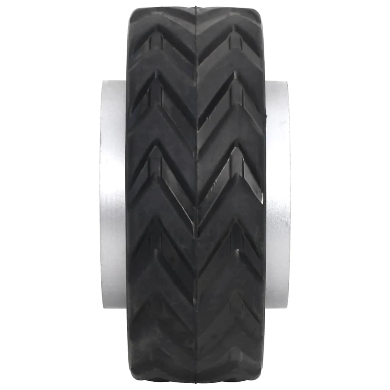 vidaXL piekabes atbalsta ritenis, DIA19,5x10 cm, gumija un alumīnijs