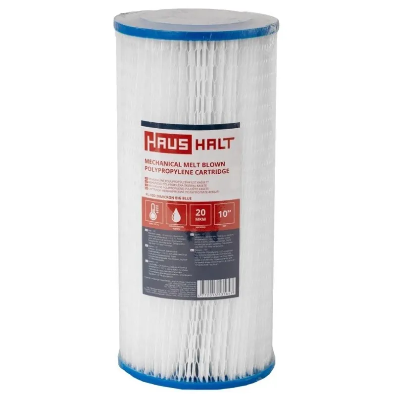 Filtreerimiskassett mehhaanilise puhastuse Haushalt Big Blue PL-10D, polüpropeen, 10, 20 mikronit