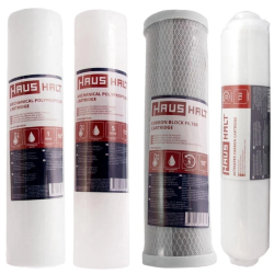 Haushalt 10" metinio filtra kasetes komplekts