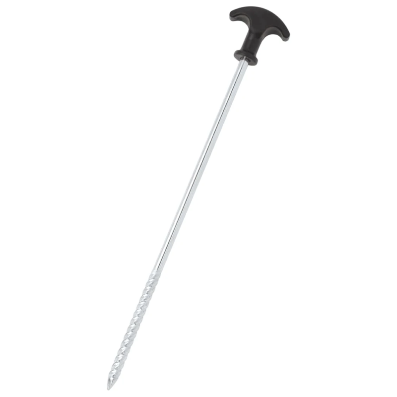 vidaXL telts mietiņi, 24 gab., 30 cm, DIA7 mm, cinkots tērauds