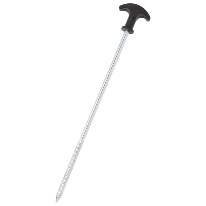 vidaXL telts mietiņi, 12 gab., 30 cm, DIA7 mm, cinkots tērauds