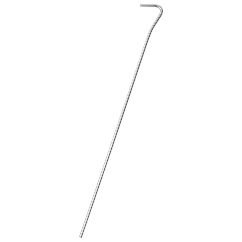 vidaXL telts mietiņi, 50 gab., 30 cm, DIA4 mm, cinkots tērauds