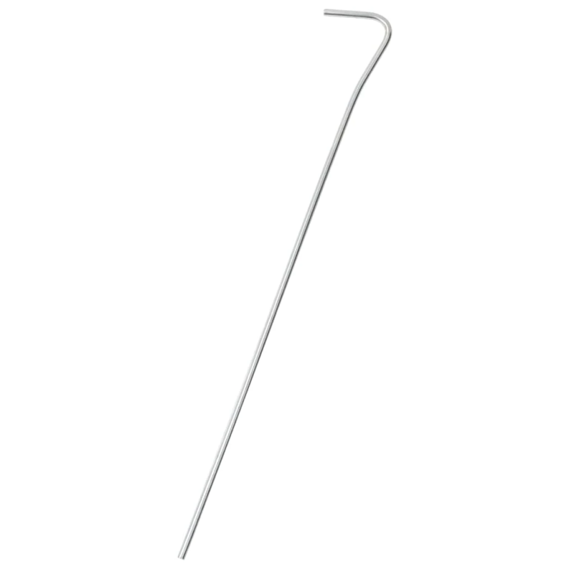 vidaXL telts mietiņi, 25 gab., 23 cm, DIA3 mm, cinkots tērauds