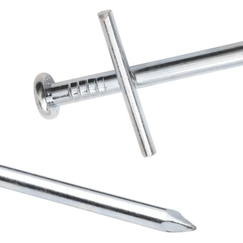 vidaXL telts mietiņi, 24 gab., 29,5 cm, DIA6 mm, cinkots tērauds