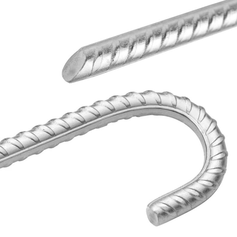 vidaXL telts mietiņi, 12 gab., 41,5 cm, DIA12 mm, cinkots tērauds