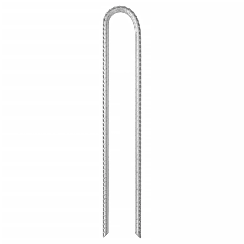 vidaXL telts mietiņi, 12 gab., V-forma, 37 cm, DIA10 mm, cinkots tērauds