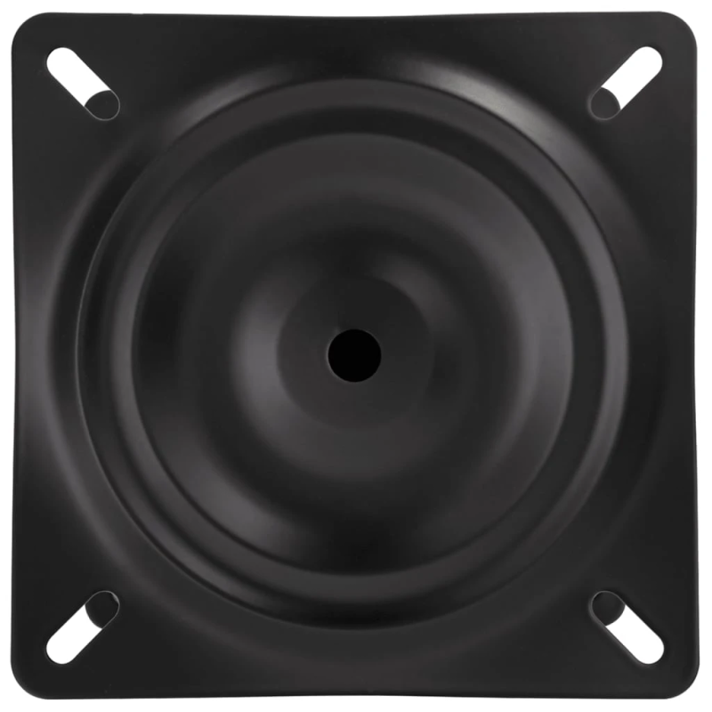 vidaXL laivas sēdekļa pamatne, melna, 33 cm, tērauds