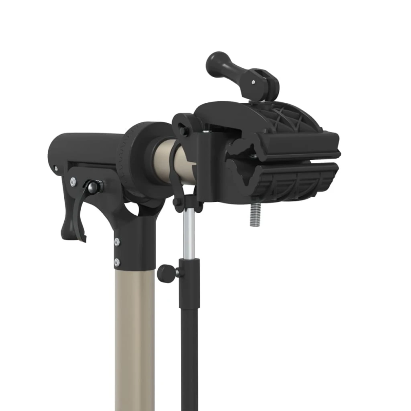 vidaXL velosipēdu remonta statīvs, salokāms, 102-160 cm, alumīnijs