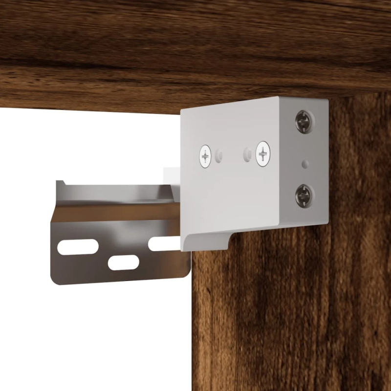 vidaXL sienas rakstāmgalds, ozola, 105x48x75 cm, inženierijas koks