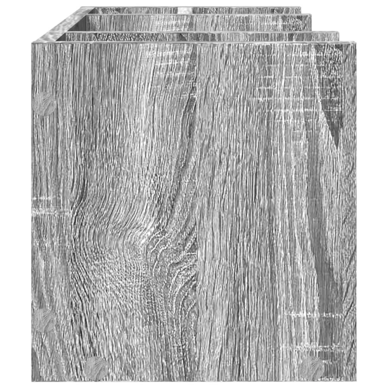 vidaXL rakstāmgalda organizators, pelēka ozola, 44,5x24x25 cm, koks