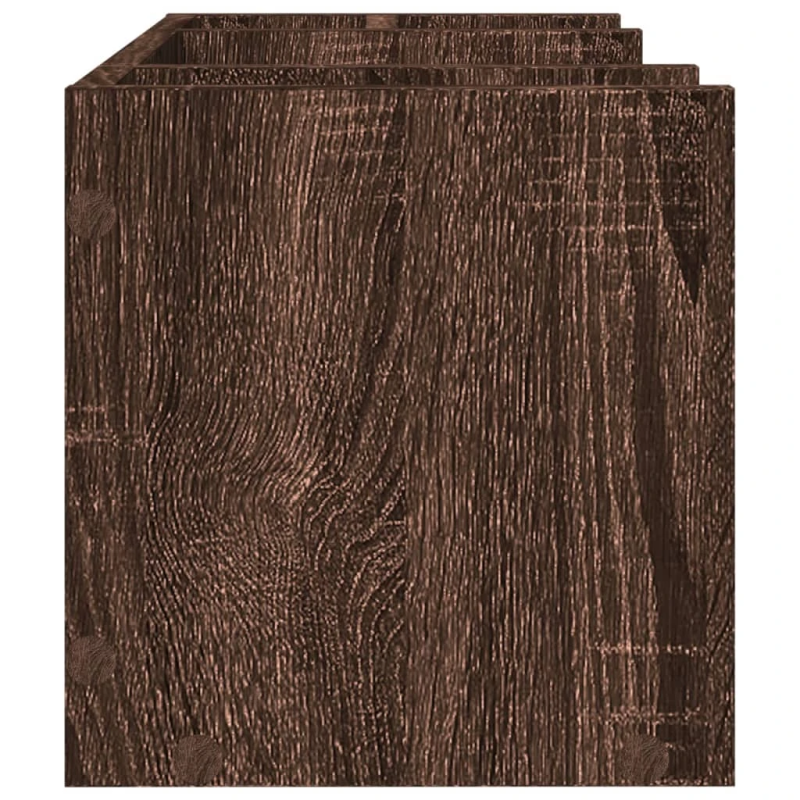 vidaXL rakstāmgalda organizators, ozolkoka, 44,5x24x25 cm, koks