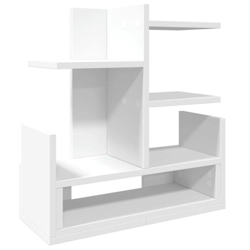 vidaXL rakstāmgalda organizators, balts, 49x20x52,5 cm, koks