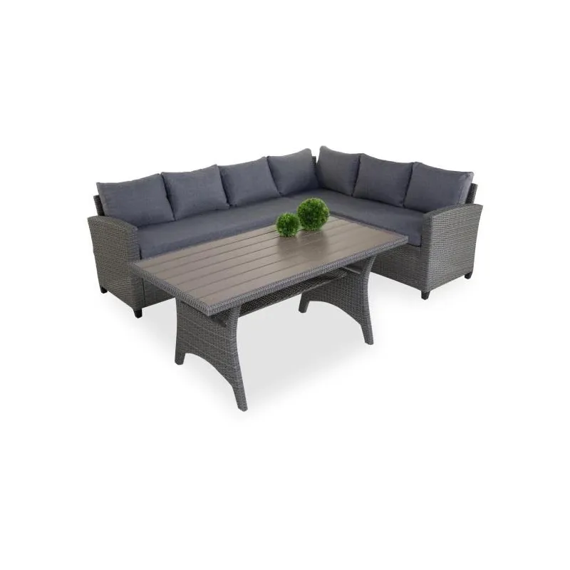 Āra mēbeļu komplekts Domoletti Dote, pelēks krās., 1-6 sēdvietas