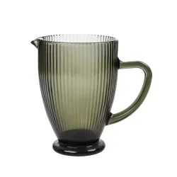Pitcher 1l green color glass