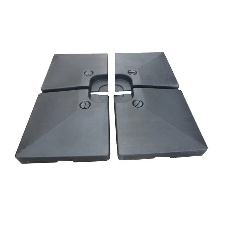 Dārza saulessarga pamatne Domoletti, 51.5 cm, melna krās.