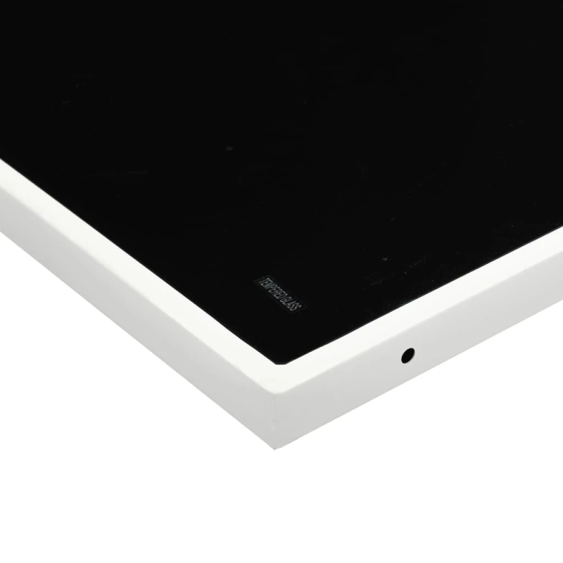 vidaXL 11-daļīgs dārza mēbeļu komplekts ar matračiem, balts tekstilēns