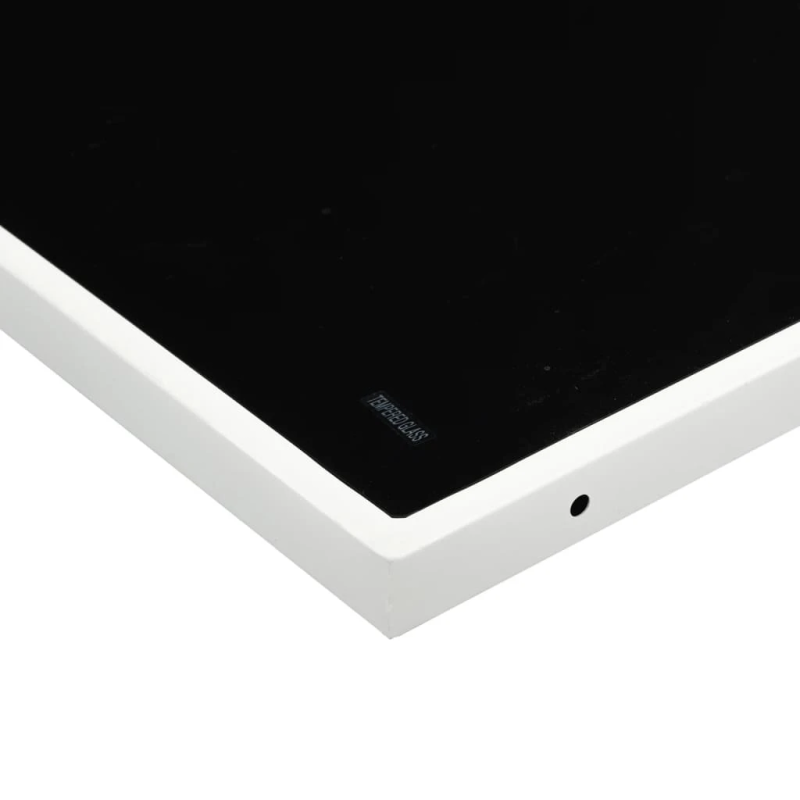 vidaXL 9-daļīgs dārza mēbeļu komplekts ar matračiem, balts tekstilēns