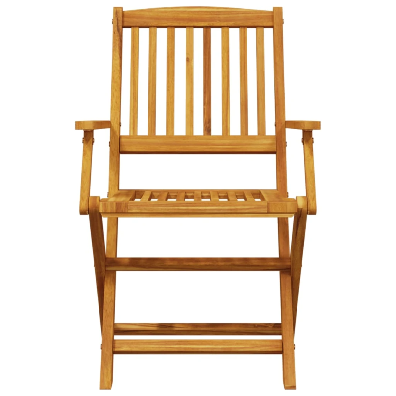 vidaXL 3-daļīgs bistro mēbeļu komplekts, saliekams, akācijas masīvkoks