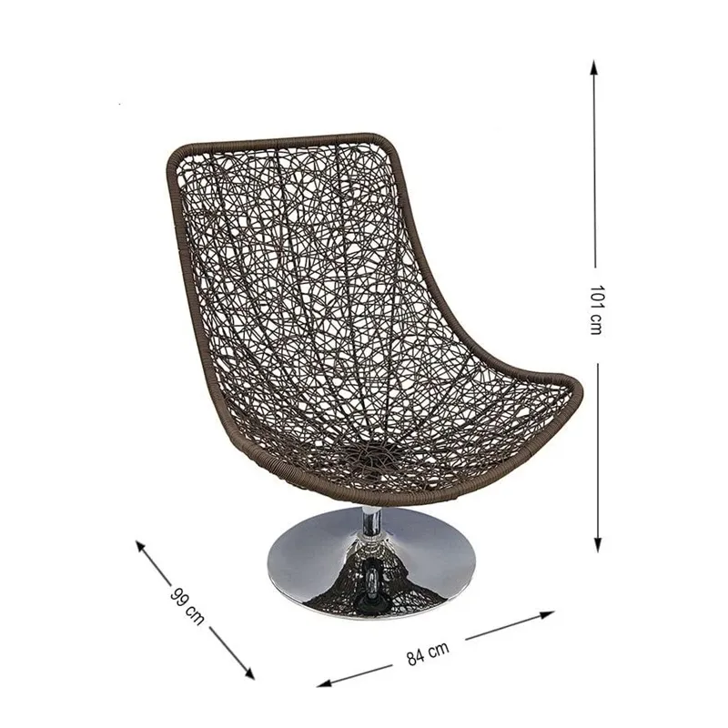 Стулья на открытом воздухе Domoletti Moon TG0025-25, слоновая кость цв., 99 см x 84 см x 101 см