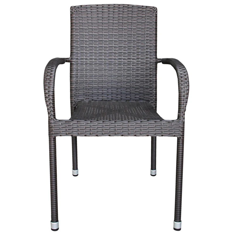 Krēsls āra tumši brūns