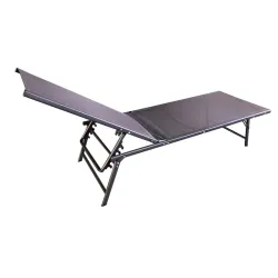 Lauko gultas Tela C4025, antracito sp., 182 cm x 55 cm x 57.5 - 95.5 cm