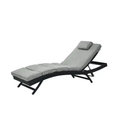 Gultas Domoletti Suhl. pilkas. 200 cm x 70 cm x 40 cm