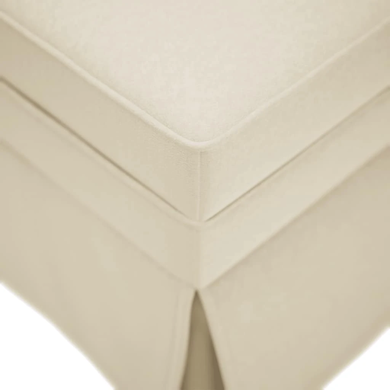 vidaXL Chaise Lounge ar balstu un labo roku balstu veļu