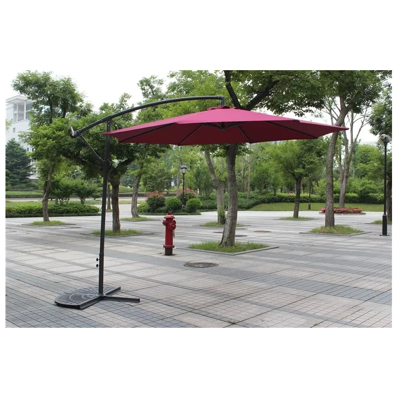 Dārza saulessargs Domoletti Easy Grey, 300 cm, krēmkrāsa