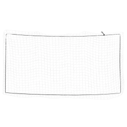 vidaXL piekabes tīkls ar elastīgu auklu, balts, 7x3,5 m, polipropilēns