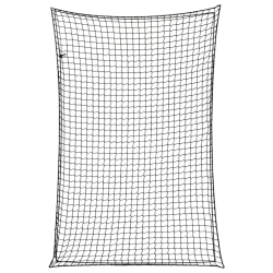 vidaXL piekabes tīkls ar elastīgu auklu, melns, 3x2 m, polipropilēns