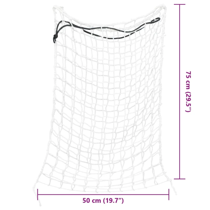 vidaXL siena tīkli, 2 gab., 75x50 cm, apaļas formas, polipropilēns
