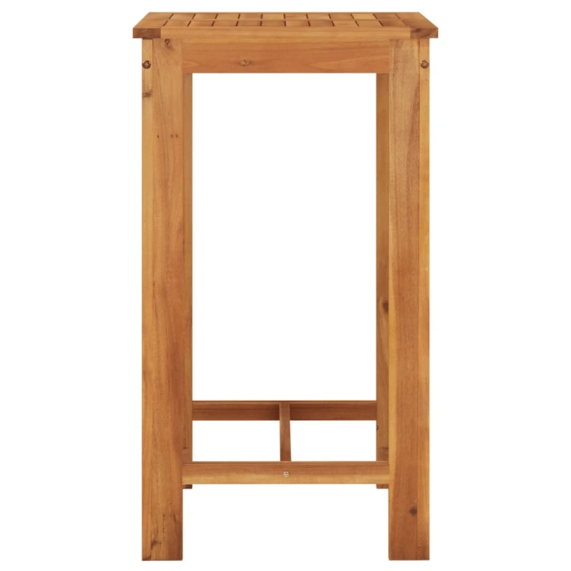 vidaXL 3-daļīgs dārza bāra mēbeļu komplekts, akācijas masīvkoks, PE