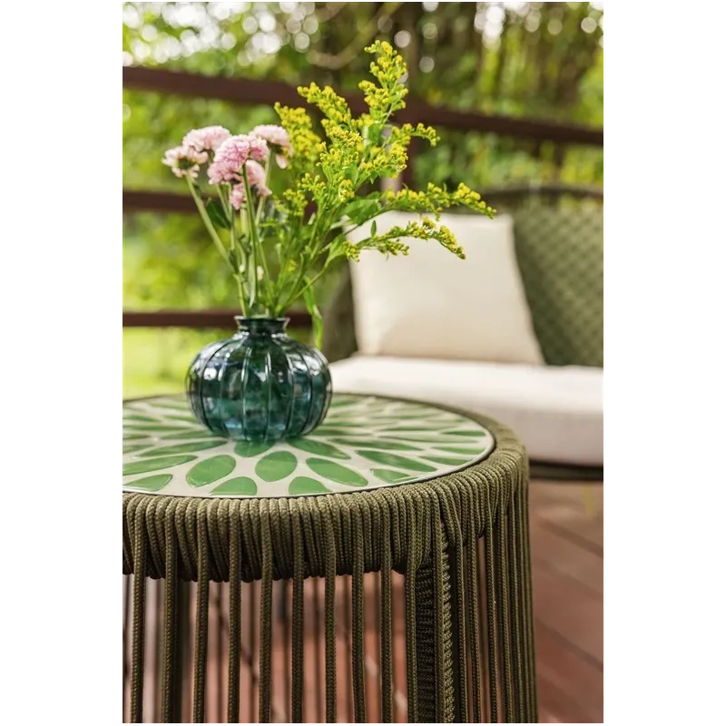 Āra mēbeļu komplekts Domoletti Liva, olīvzaļa krās., 1-2 sēdvietas