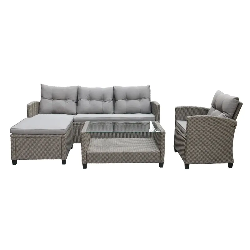 Āra mēbeļu komplekts Domoletti Peru, gaiši bēša krās., 1-5 sēdvietas