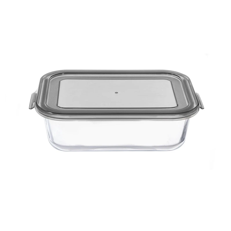 Konteiners pārtikas stikls ar vāku 0.65l