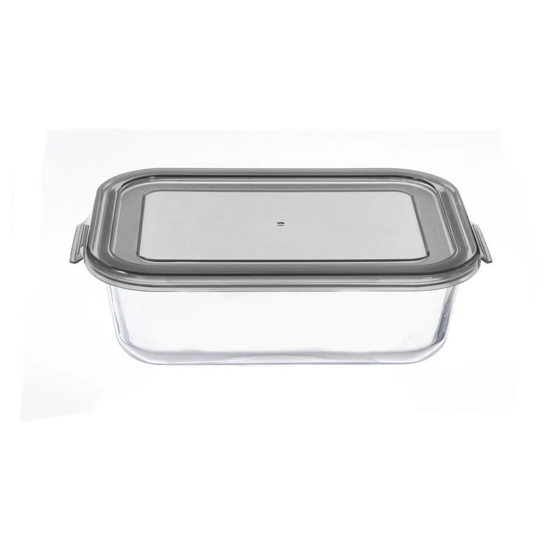 Konteiners pārtikas stikls ar vāku 1l