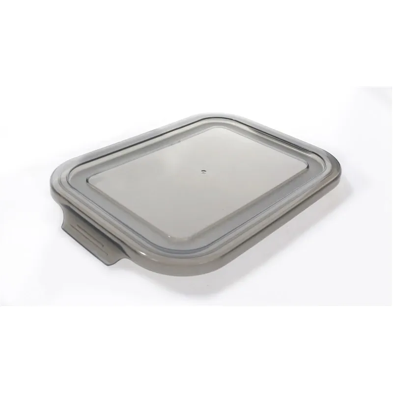 Container food rectang glass w lid 1.5l