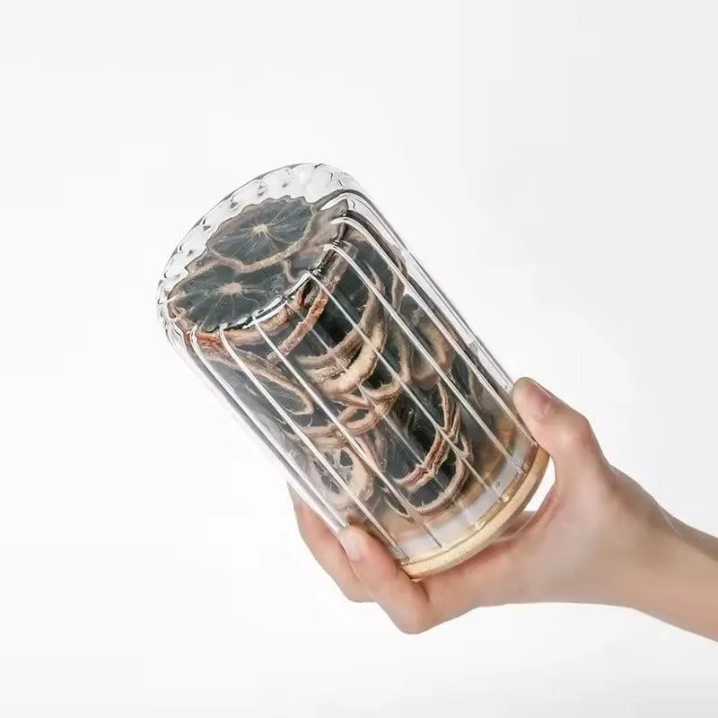 Lielapjoma produktu konteiners Domoletti, 0.7 l, caurspīdīga krās.