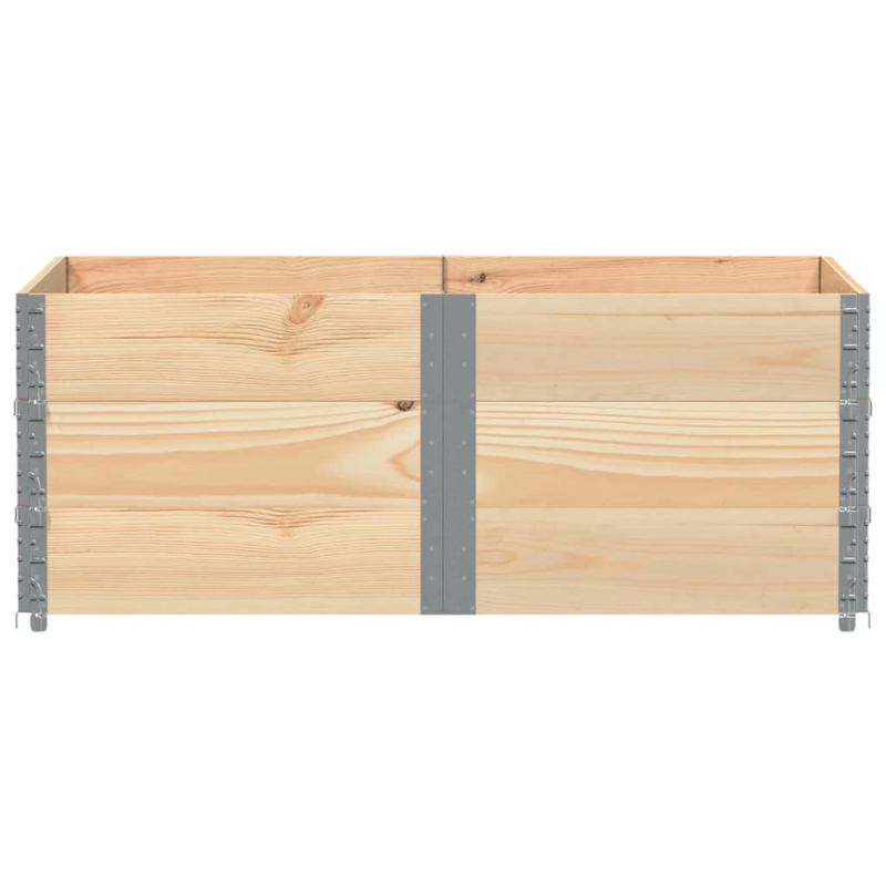 vidaXL dārza puķu kaste, 150x50 cm, priedes masīvkoks