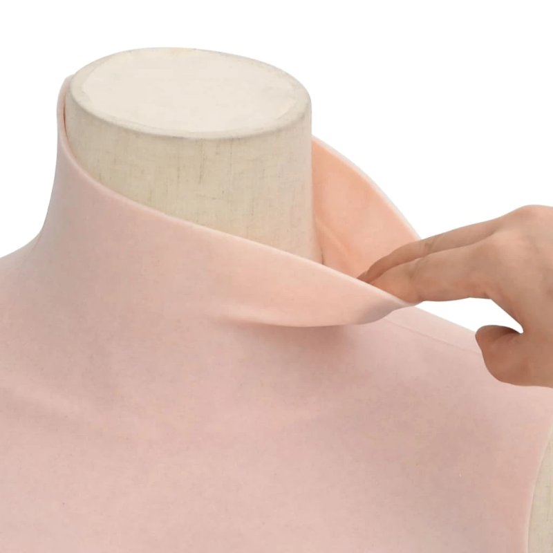 vidaXL krūšu plāksne, silikons, D kausiņš