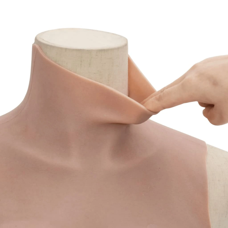 vidaXL krūšu plāksne, silikons, C kausiņš