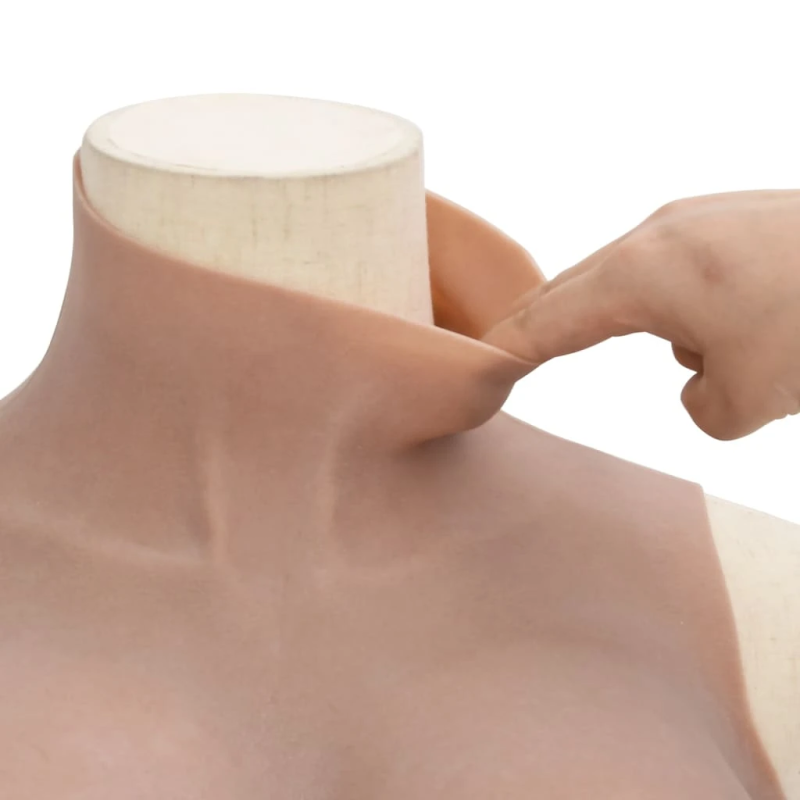 vidaXL krūšu plāksne, silikons, H kausiņš