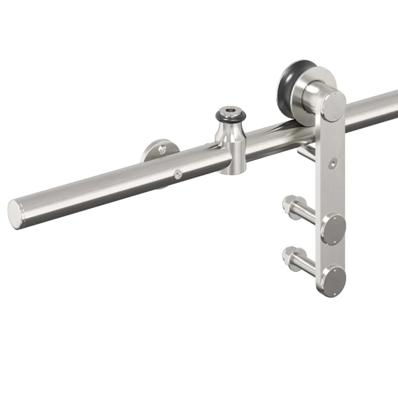 vidaXL bīdāmo durvju sistēma, 200 cm, nerūsējošs tērauds