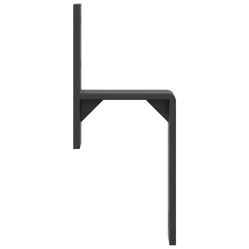 vidaXL šķūņa durvju apvedceļa kronšteini, 5 gab., plakanām sliedēm