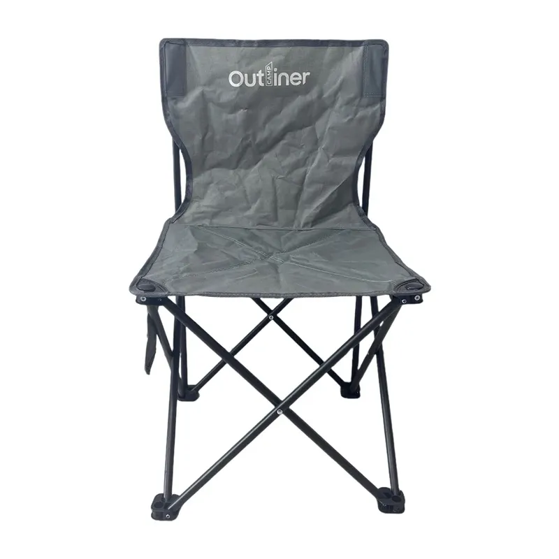 Tūrisma krēsls Outliner, pelēka krās.