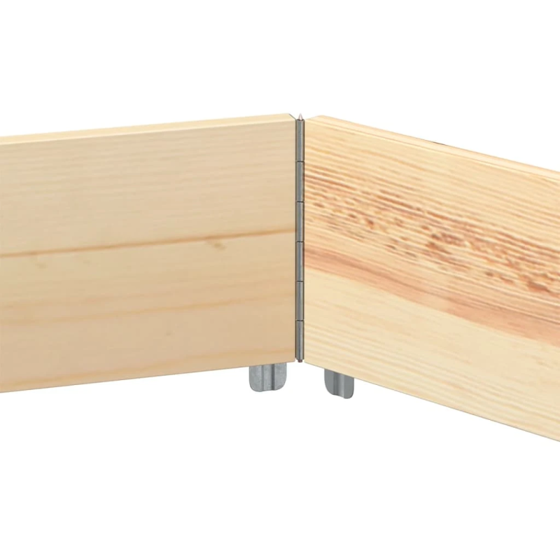 vidaXL puķu kaste, sešstūra, 160x160 cm, priedes masīvkoks