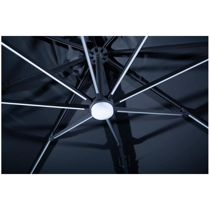 Lietussargs āra domoletti led 250x250 cm