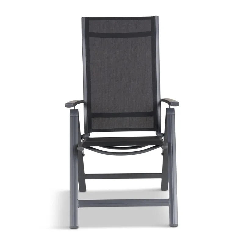 Saliekams krēsls Domoletti Flipi Black 53000010204, melna, 70 cm x 58 cm x 109 cm